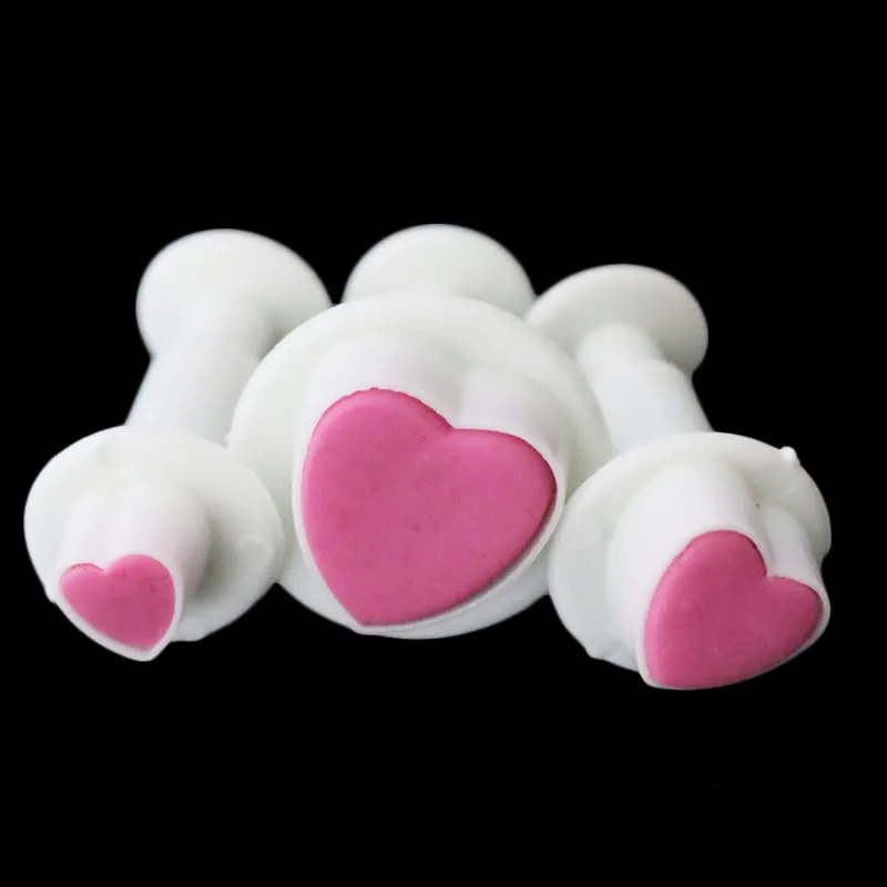 3 шт. резак для выпечки в форме сердца 01065|heart cookie cutter|christmas cutterchristmas biscuit cutter |