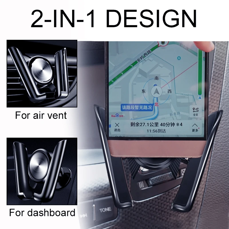 

Fimilef Air Vent Gravity Car Phone Holder Mobile Cell Phone Bracket Support Universal Car Phone Clip Holder Stand for iPhone