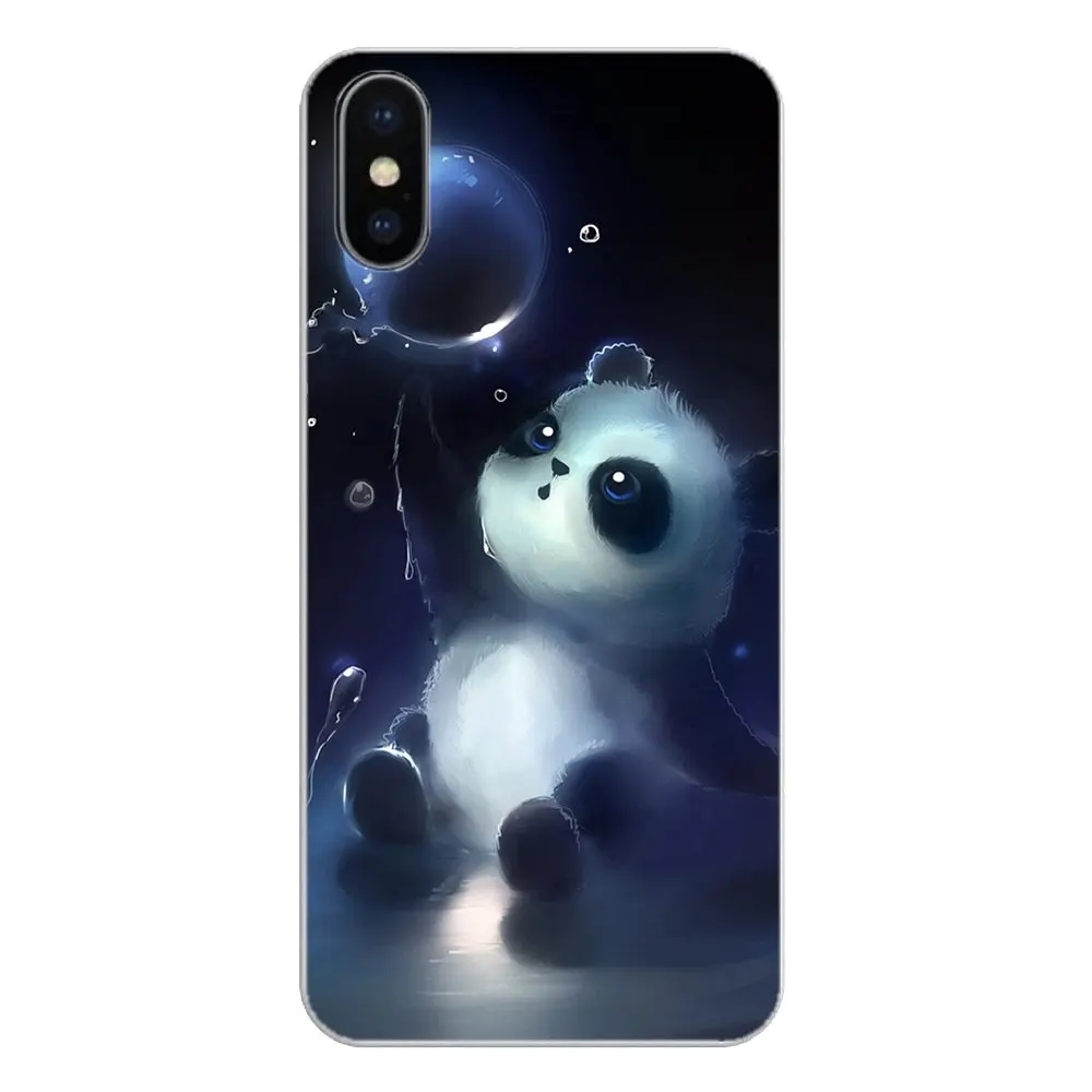 Супер милые мягкие прозрачные чехлы с пандой для Huawei Honor 8 8C 8X9 10 7A 7C Mate 20 Lite Pro P Smart