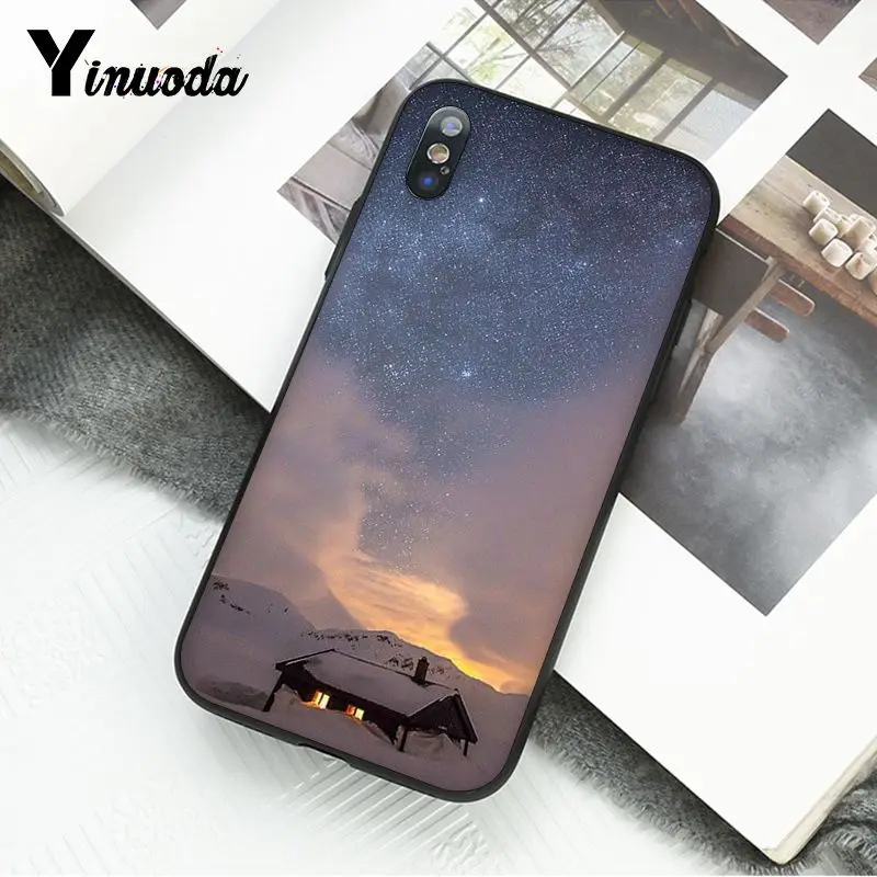 Удивительный чехол для телефона с изображением звездного неба ночного космоса
