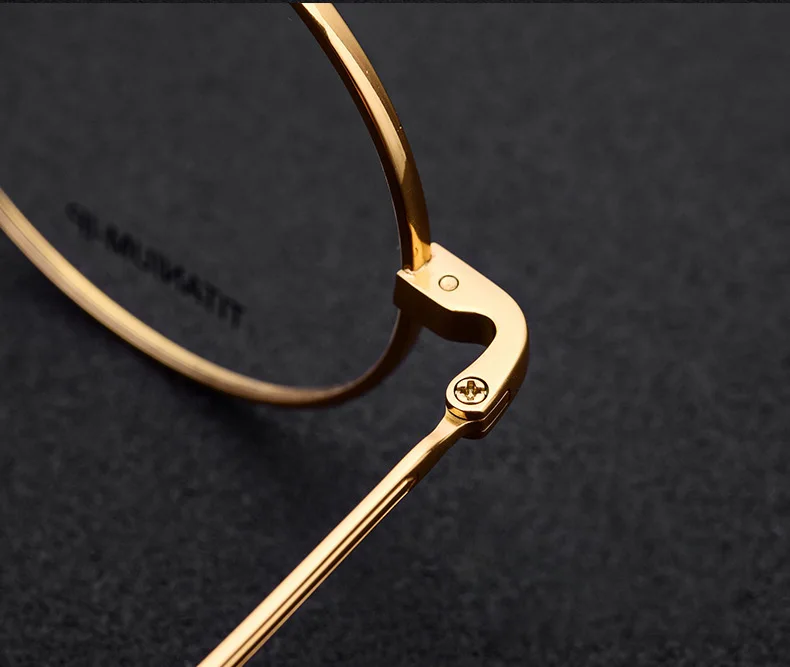 Чистый титан оправа для очков Мужская Ультралегкая маленькая круглая Близорукость Оптические Рецептурные очки оправа Женские вин