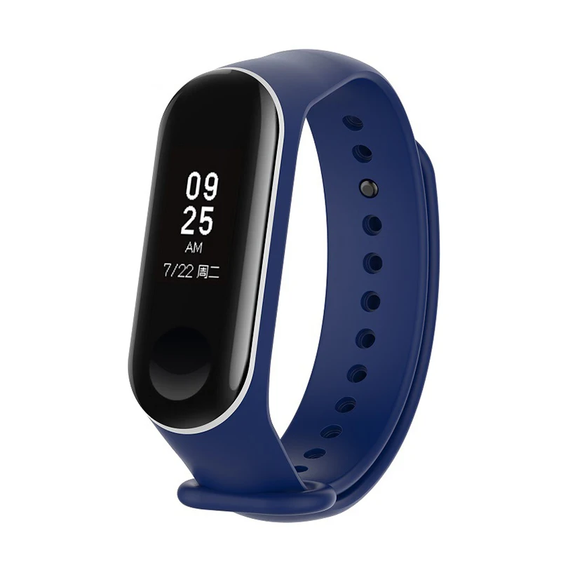 3 шт. резиновый ремешок для часов Xiaomi Mi Band 4 Мягкий быстросъемный браслета