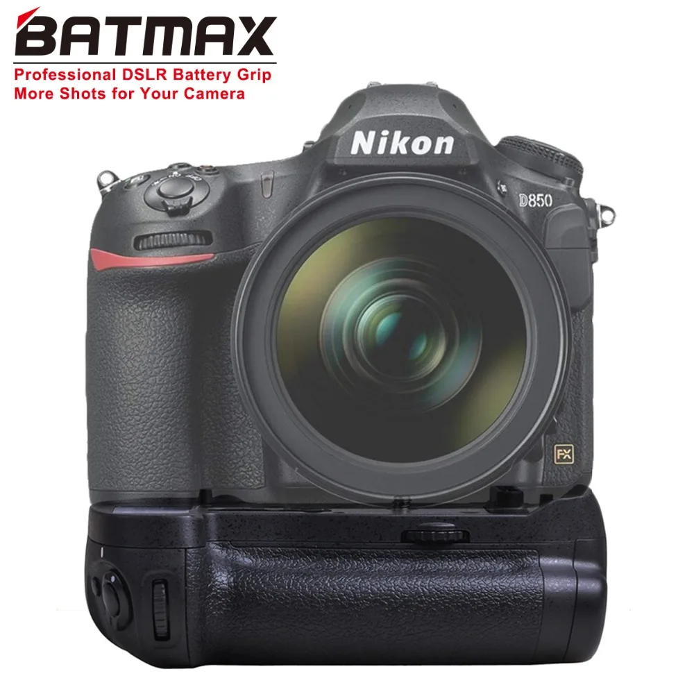 Batmax MB D18 D850 вертикальный держатель батарейного отсека для Nikon DSLR камер как работа