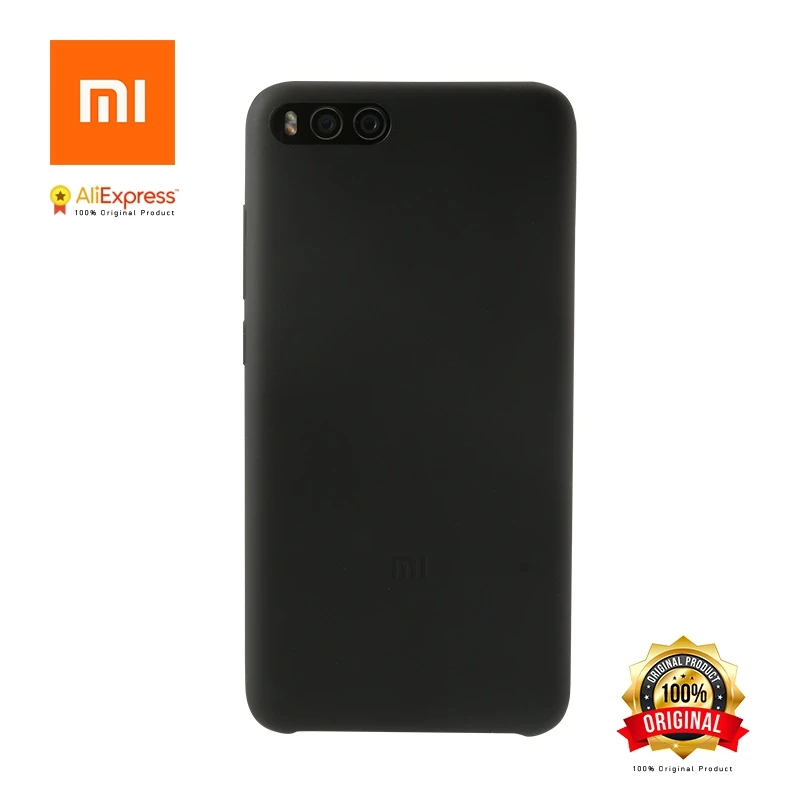 Xiaomi Mi Note 3 Silicone Case Original Note3 PC Microfibre MiNote3 Cover Black and White + PET Screen Protector |