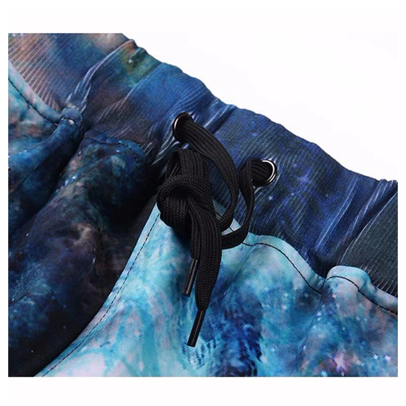 Мужские/Женские повседневные брюки леггинсы для фитнеса Harajuku Wolf Galaxy 3D принт