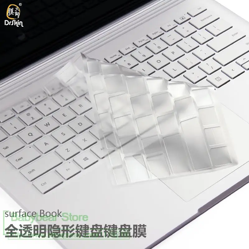 Прозрачный тонкий чехол для клавиатуры Ulrta US Layout TPU Microsoft Surface book 2 15 6 ''Pro 3 4 Pro3 Pro4