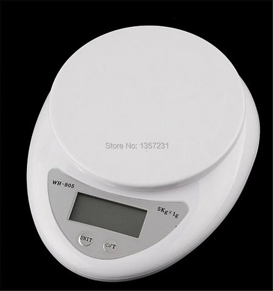 

100pcs/lot 5kg Digital Food Diet Postal Scale balance