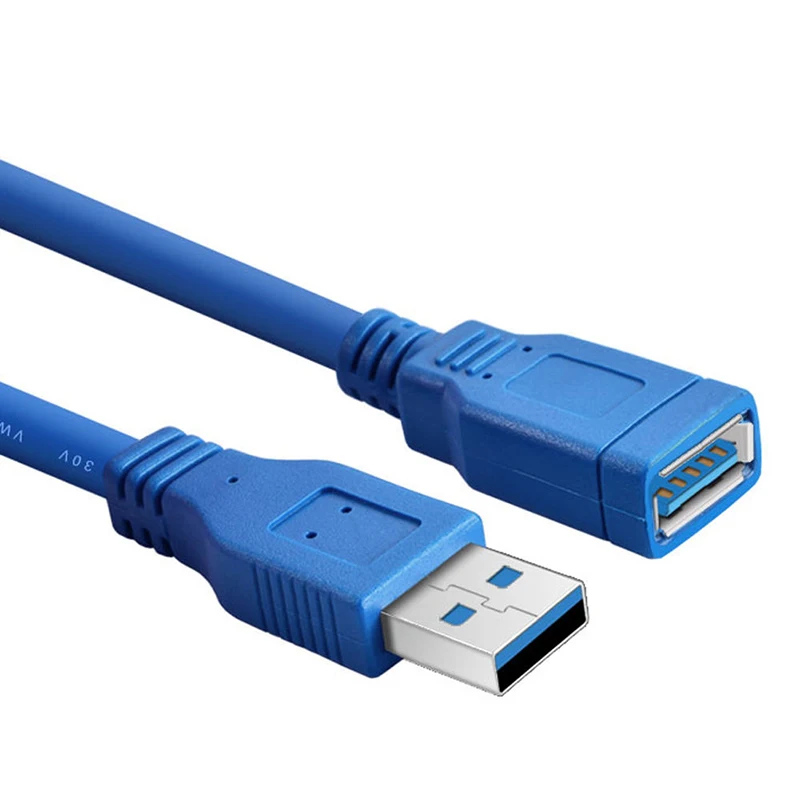 Новинка 1 8 м 6 футов USB 3 0 штекер-гнездо удлинитель для передачи данных кабель 5