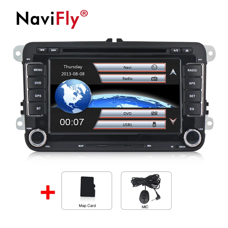 car dvd " RDS автомобильный dvd мультимедийный плеер радио gps для Volkswagen VW golf 4 golf 5 6 touran passat B6 jetta transporter t5 polo tiguan - Цвет: car dvd
