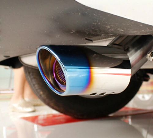 

1pc for KIA K2 2011-2016 2017 K3 Tail throat exhaust pipe trim Stainless steel decoration