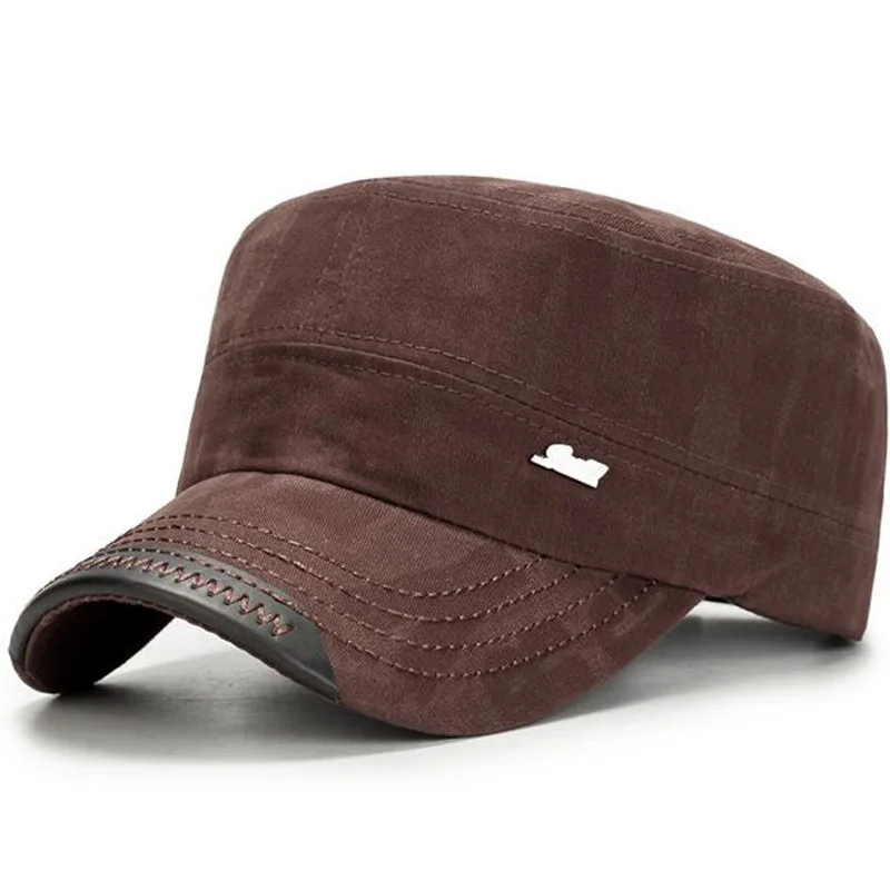 Новый мыть письмо военных головных уборов Весна Осень бренд Snapback хлопок шляпы