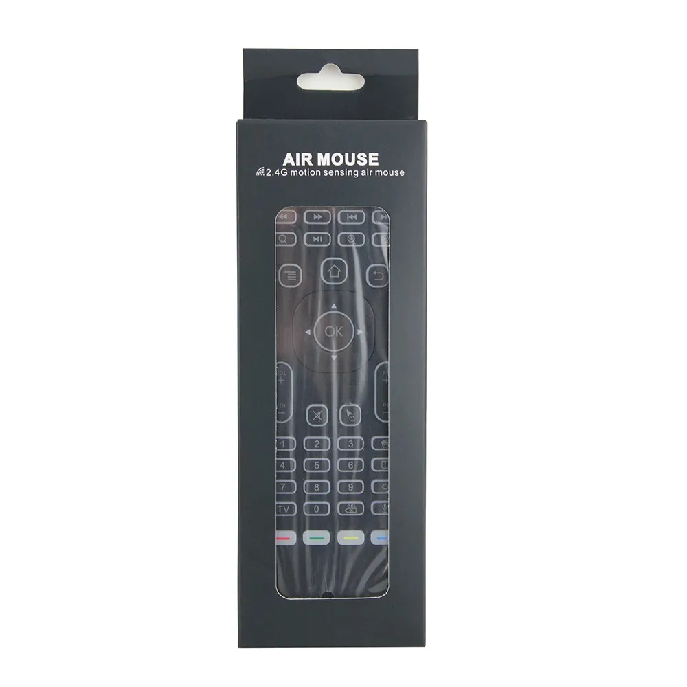 MX3 Air mouse голосовой пульт дистанционного управления английский Pro с подсветкой 2 4G