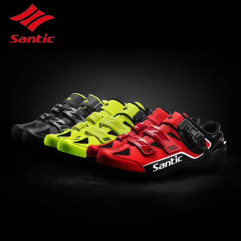 Santic Professional 3 вида цветов Non Lock Спортивная дорожная обувь для велоспорта Мужская
