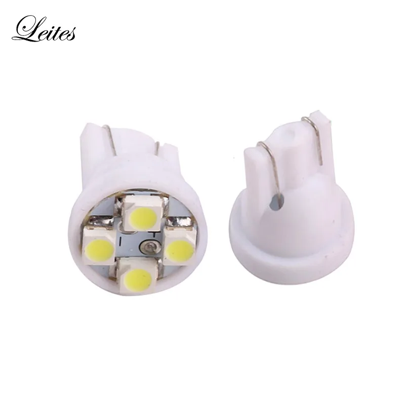 Лейтес 4000 шт 12V 4smd 1210 194 w5w T10 светодиодные лампы для автомобиля светодиодные фонари заднего хода лампы 3528 белый Цветной интерьер автомобиля огни