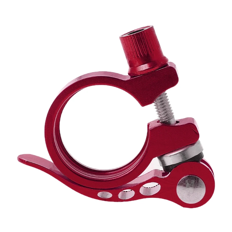 31.8 mm red Новинка 1 шт. алюминиевая стойка сиденья из сплава зажим быстросъемный MTB Велоспорт 28,6 31,8 34,9 сиденье велосипед аксессуар - Color: 31.8 mm red