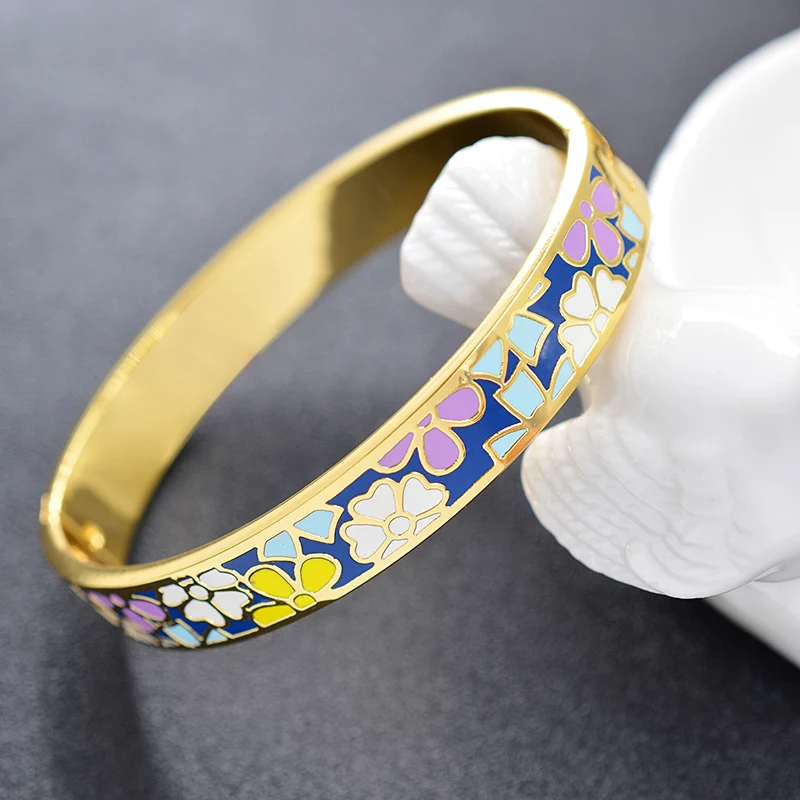 Солнечный Jewelry ювелирные эмали для Для женщин Нержавеющая сталь браслет