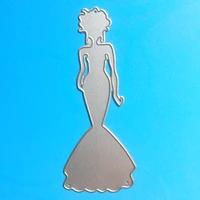 yinise 602 princess girl metal cutting dies for scrapbooking stencils diy album cards decoration embossing folder die cuts mold