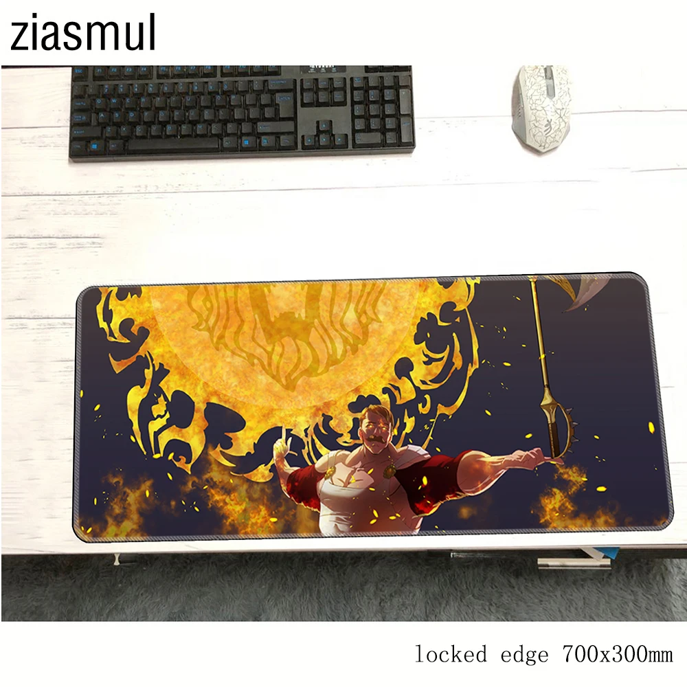 Коврик для мыши Seven deadly sins 700x300x3 мм великолепный компьютерный коврик игровые