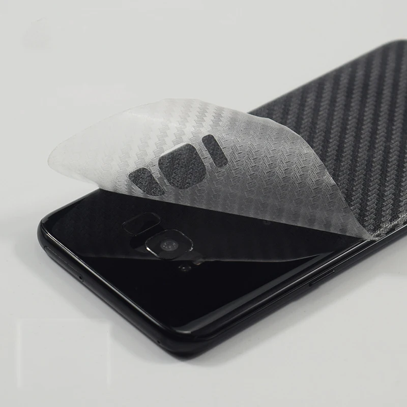 Прозрачная декоративная задняя пленка из волокна для Samsung Galaxy S8 Plus мобильного