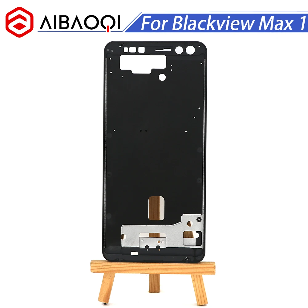 AiBaoQi новая Оригинальная передняя рамка для 6,01 дюйма Blackview MAX 1 Передняя Крышка корпуса замена корпуса+ 3 М клей