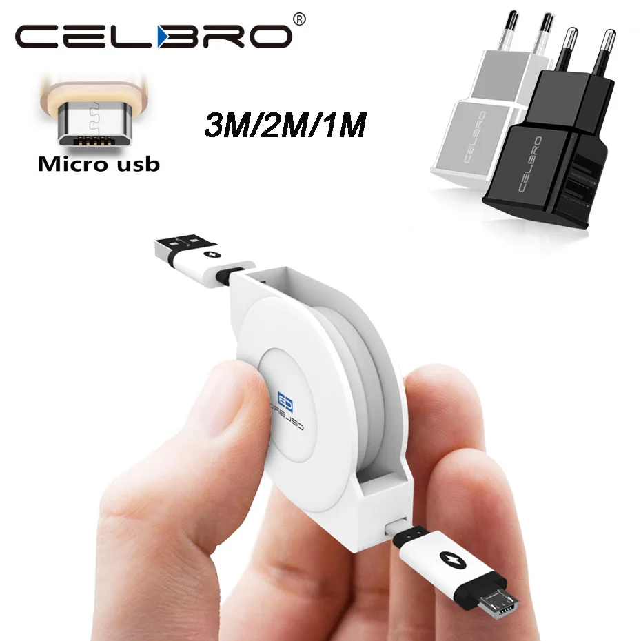 Микро зарядка через usb кабель выдвижной микро USB для Samsung Galaxy J3/J5/J7 2017 A3/A5/A7 2016 2/3