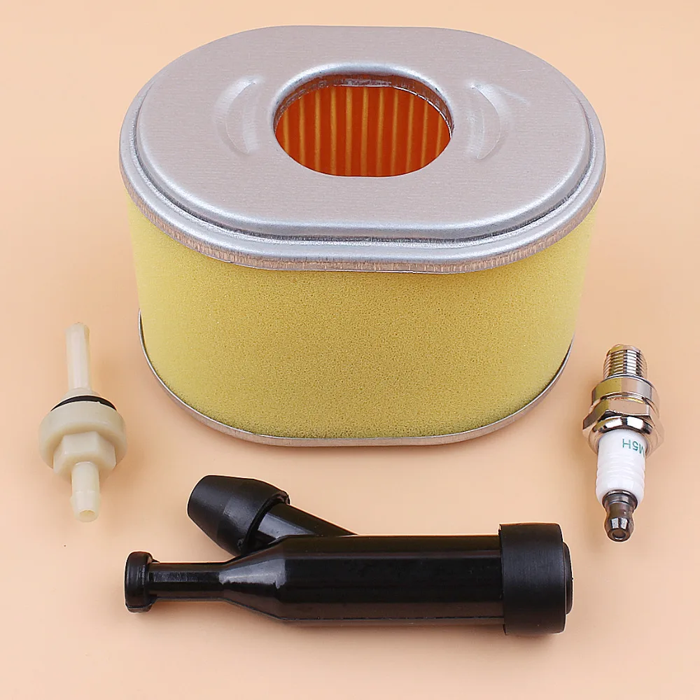 Air Filter Spark Plug Cap Tune Up Kit For Honda GX140 GX160 GX200 17210-ZE1-822 17210-ZE1-505 5.5-6.5HP Gas Engine Motor | Инструменты