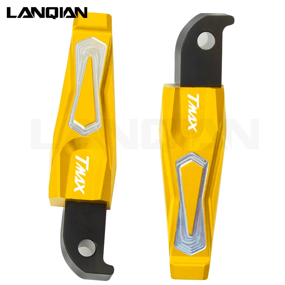 For Yamaha XP 500 TAMX Motorcycle Accessories CNC Aluminum Passenger Footrests Rear Foot Pegs With Logo XP500 TMAX500 | Автомобили и