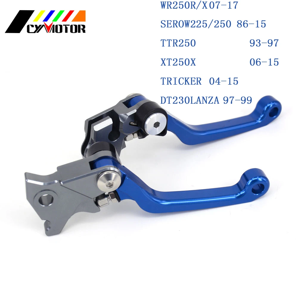 2 Мотоциклетные Поворотные Рычаги Тормозная система сцепления для YAMAHA YZ YZF YZX WRF TTR SEROW TIRCKER 80 85 125 150 200 250 300 350 400 426 450 - Цвет: 2