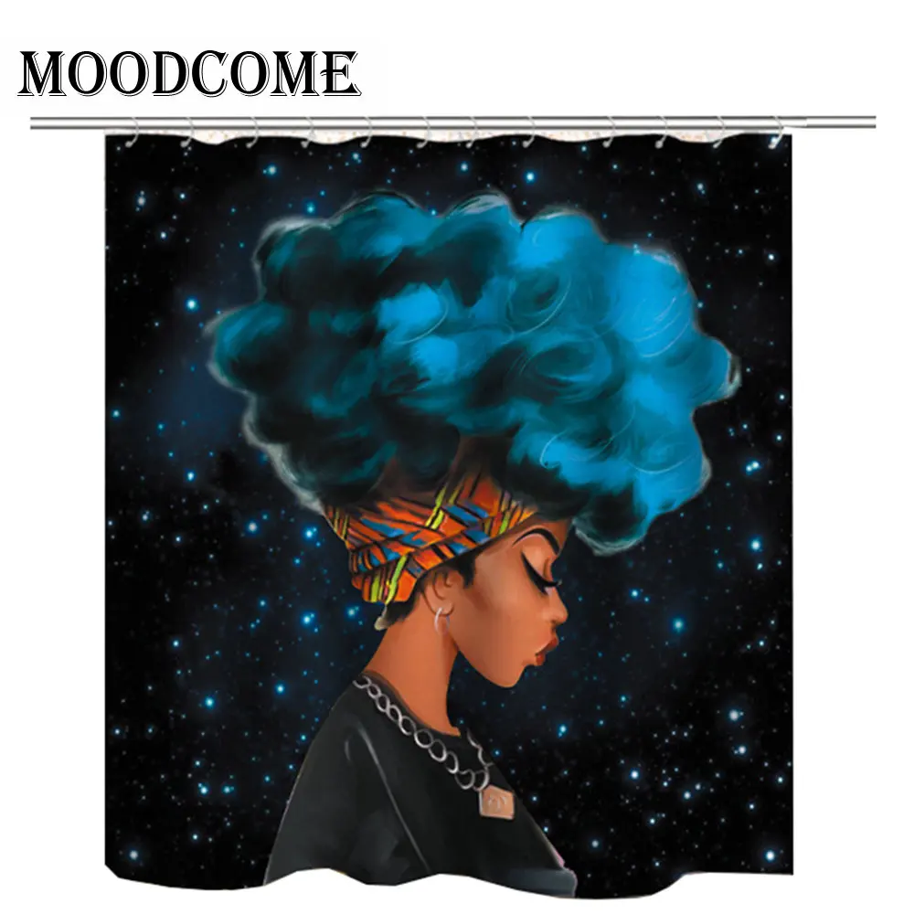 

Африканская Женская африканская занавеска для душа, водонепроницаемая дешевая Заводская распродажа, Прямая поставка, занавеска из полиэст...