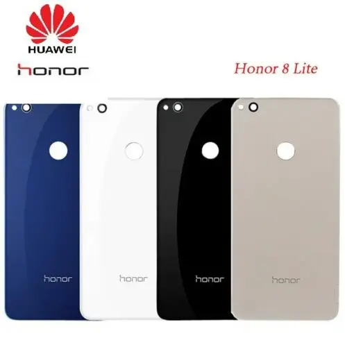 Задняя стеклянная крышка батарейного отсека для Huawei Honor 8 Lite задняя корпуса