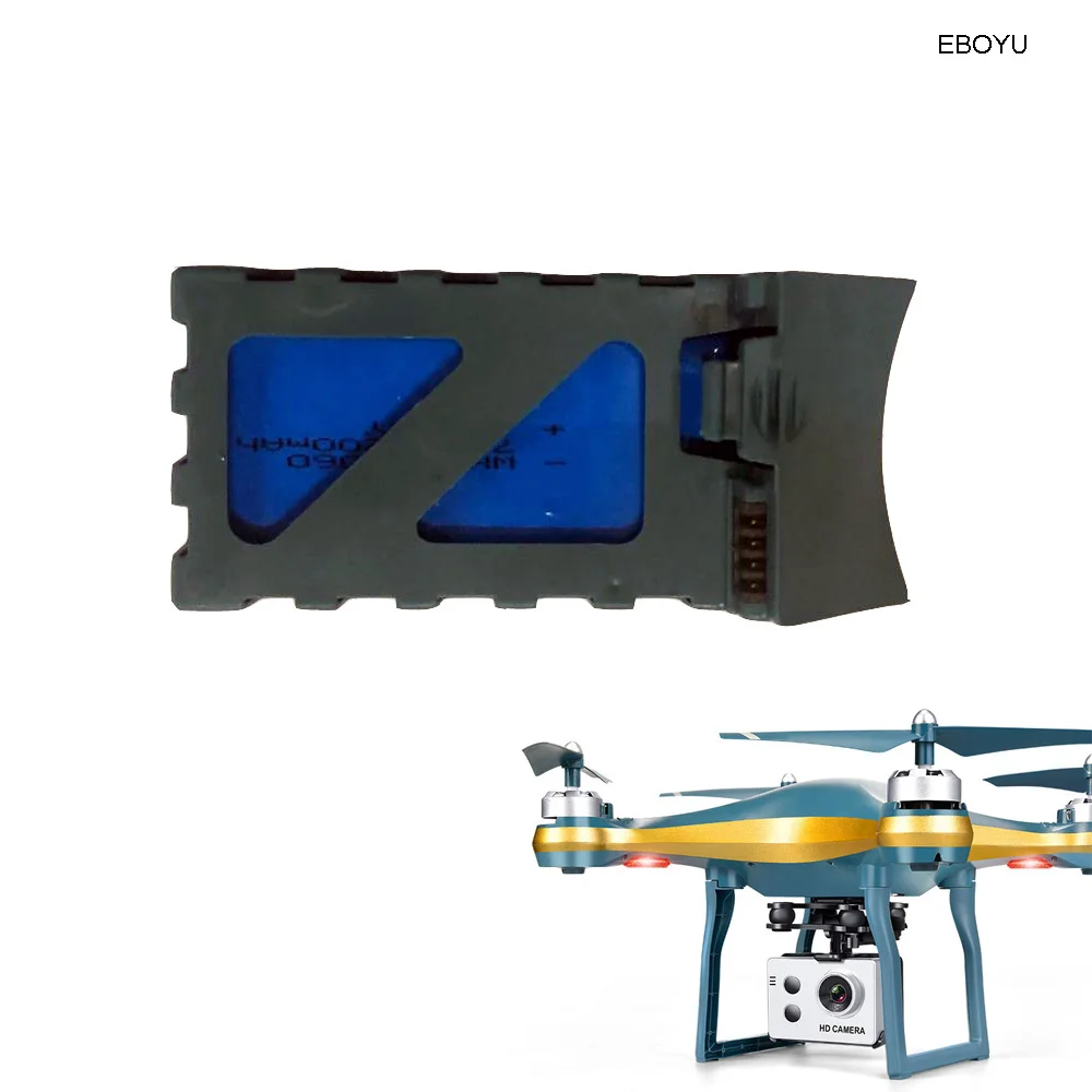 

EBOYU 7.4V 1800mAh Lipo Battery for XKY K10 GPS Drone WiFi FPV Drone Replacement Battery