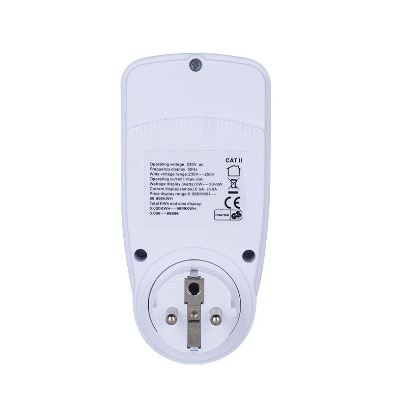 Цифровой ваттметр FR Plug анализатор энергии с подсветкой электронный измеритель
