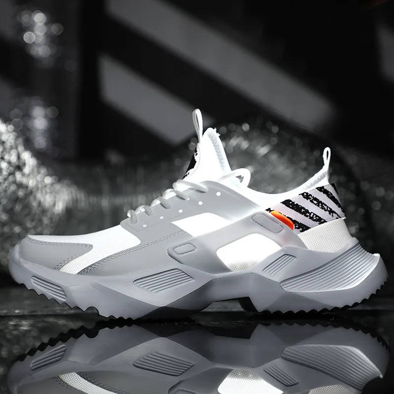 Мужская повседневная обувь 2020 летние белые кроссовки мужские спортивные легкие