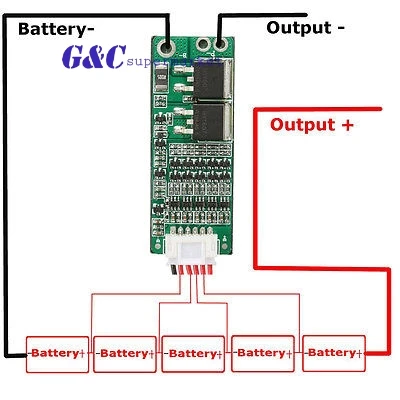 5S 15A литий ионный литиевый аккумулятор BMS 18650 зарядное устройство Защитная плата