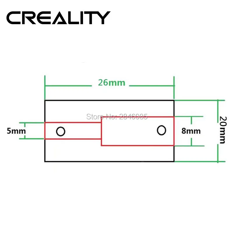 2PcsCREALITY 3D CR 10 Z оси ShaftFlexible Соединительная муфта с зубчатой передачей