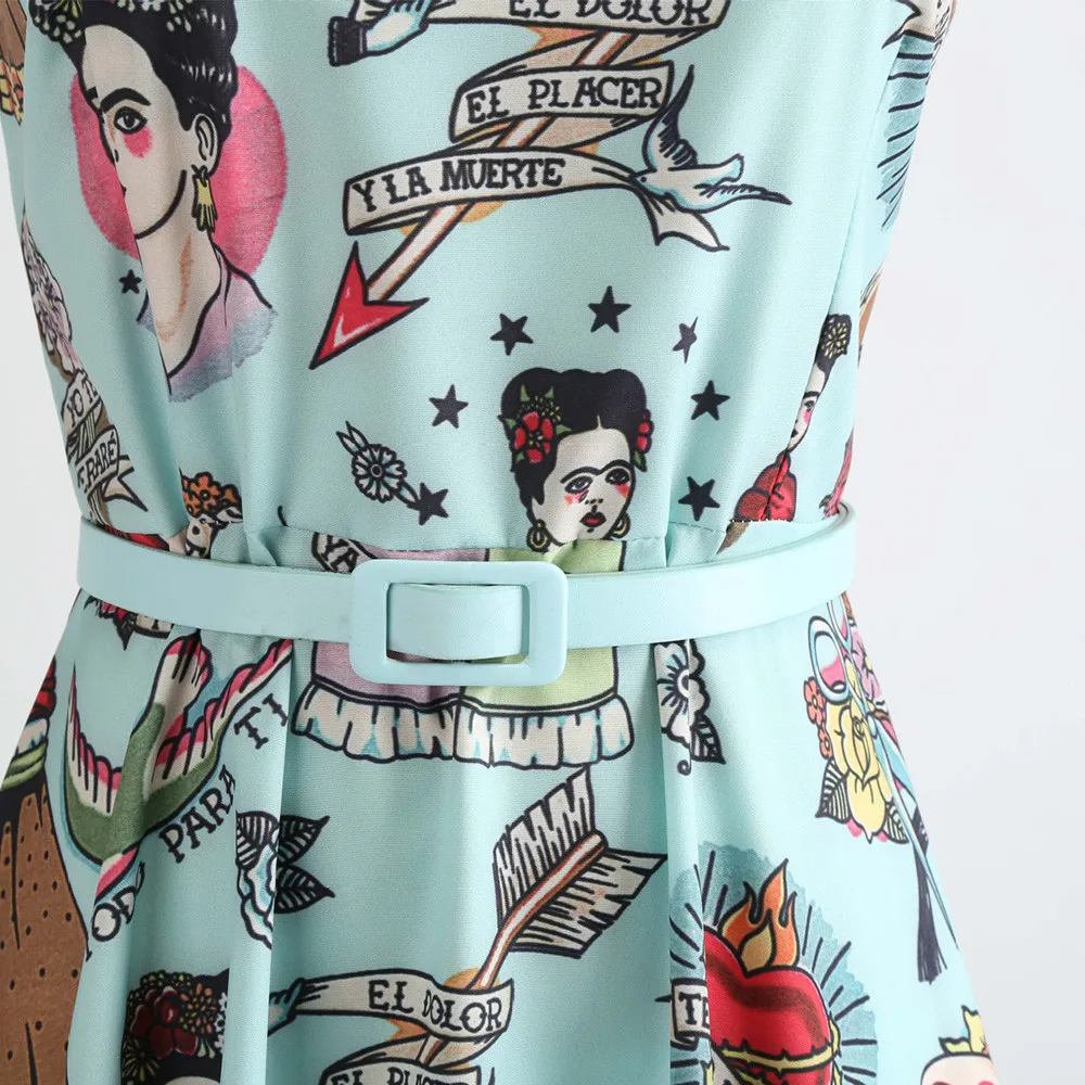 Летние женские платья, повседневные, цветочные, Ретро стиль, 50s 60s Robe Rockabilly Swing Pinup Vestidos, вечерние платья на День святого Валентина