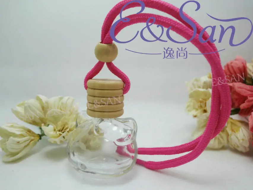 

Wholesale FM856-10ML cute cat car ornaments glass perfume bottle 100pcs/lot