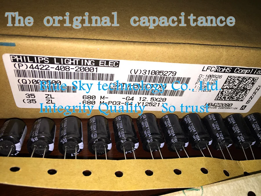 10 шт Япония Рубин 35v680uf ZL непосредственный сбыт из 12.5x20mm алюминиевый