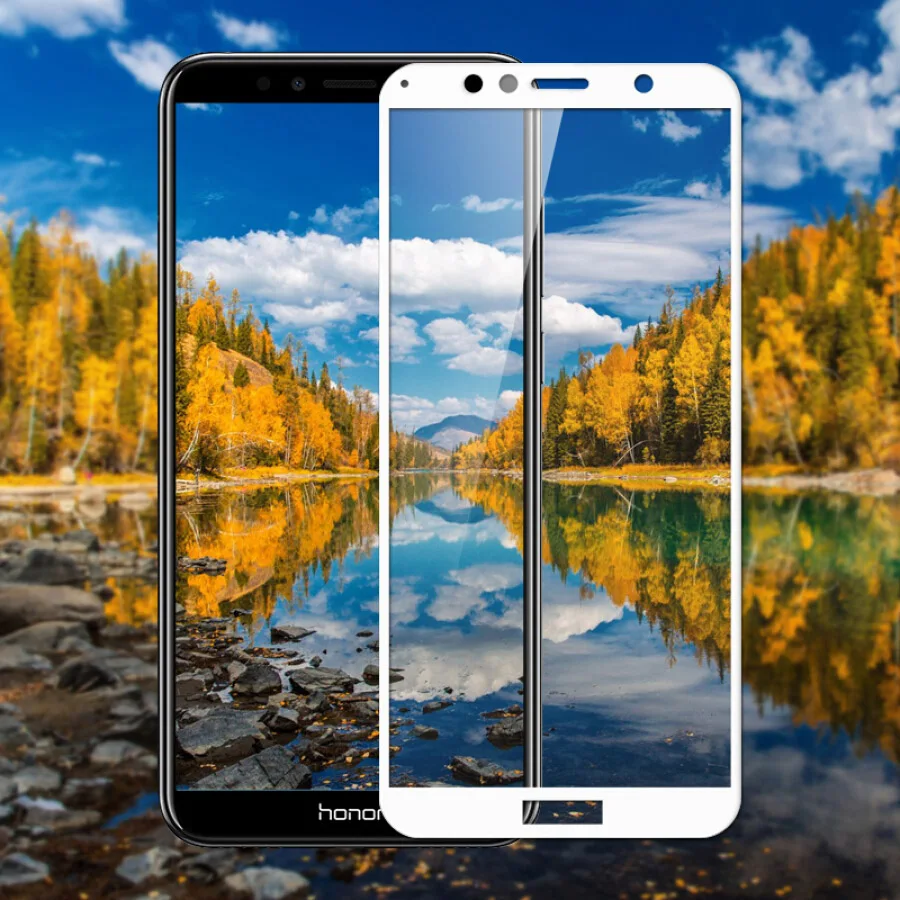 JFVNSUN закаленное стекло для huawei Honor 7C 5," Стекло AUM-L41 Ультра тонкое взрывозащищенное полное покрытие Защитная пленка для экрана