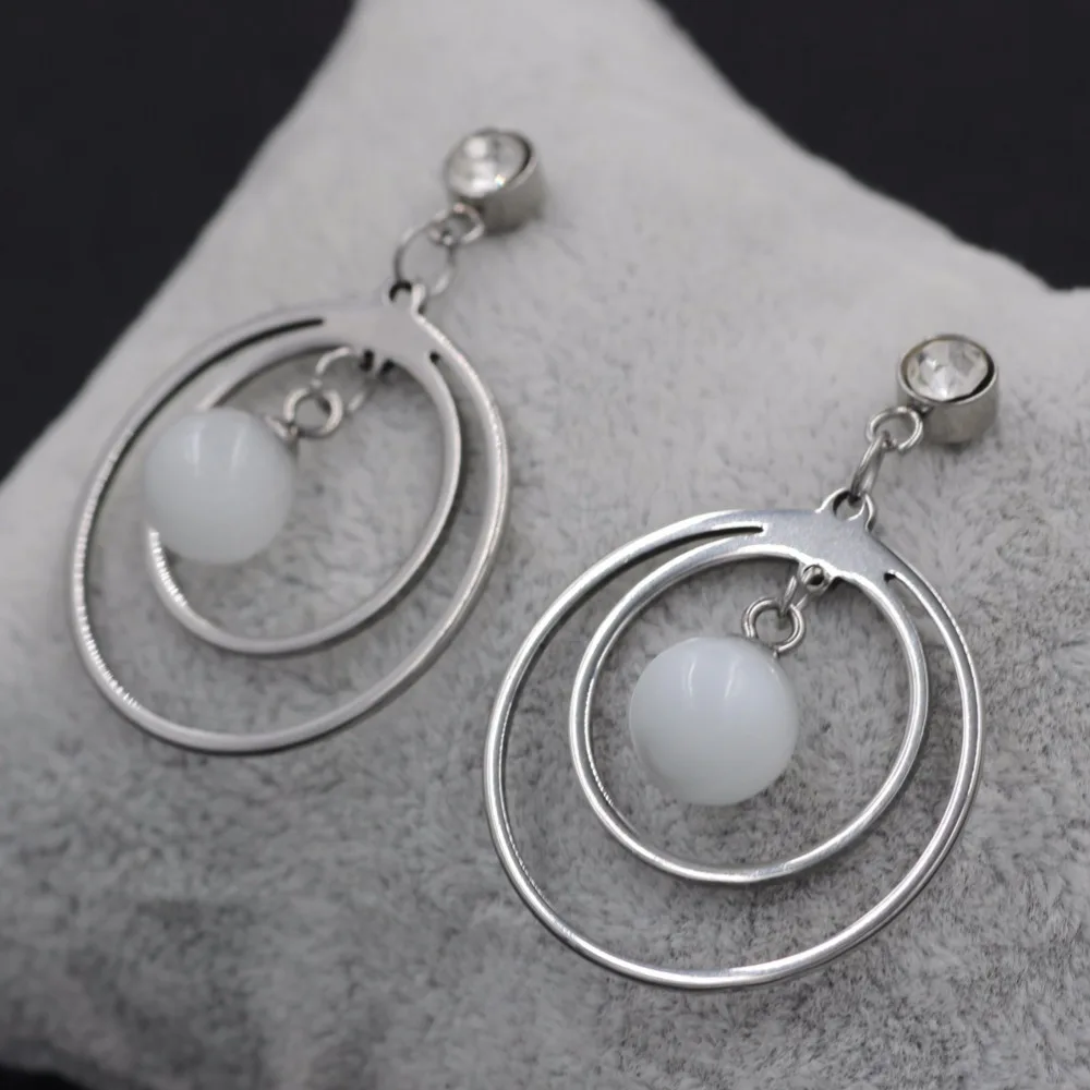Keorma Новая Мода jewellery Модные украшения Нержавеющая сталь серьги с высокое
