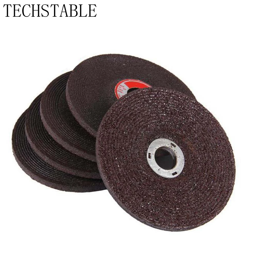 

TECHSTABLE 5 шт. высококачественный металлический шлифовальный диск, шлифовальная пластина, полимерная угловая шлифовальная пластина 100*6*16 мм