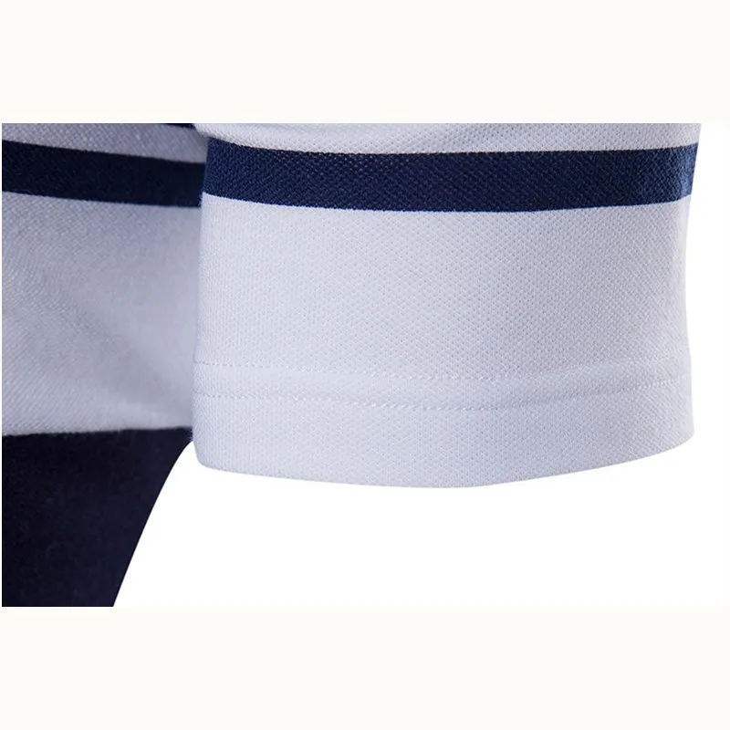 2018 High Quality brand New arrival summer Men Casual Striped Polo Shirt men's slim fit cotton Men's short sleeve polo shirt | Мужская