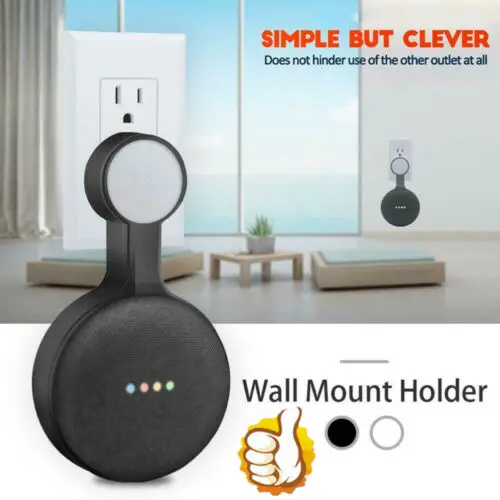 Новый настенный держатель для розетки кронштейн шнура Google Home мини-голосовой