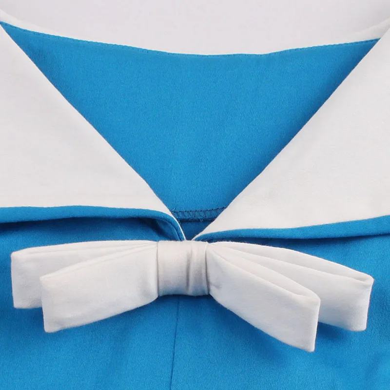 Wedtrend Винтаж 1950 S Стиль леди платье летом Для женщин синий Булавки на короткий