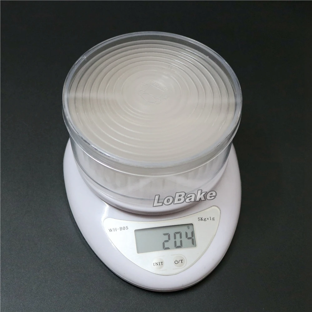 (9 шт./компл.) Круглая Форма с рифлеными краями из тонкого поликарбоната форма для