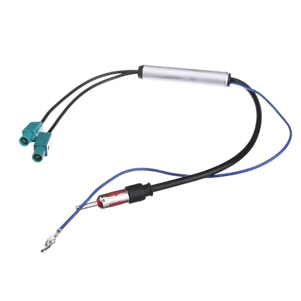 Новый переходник для антенны аудио кабель мужской двойной Fakra Din антенна адаптер