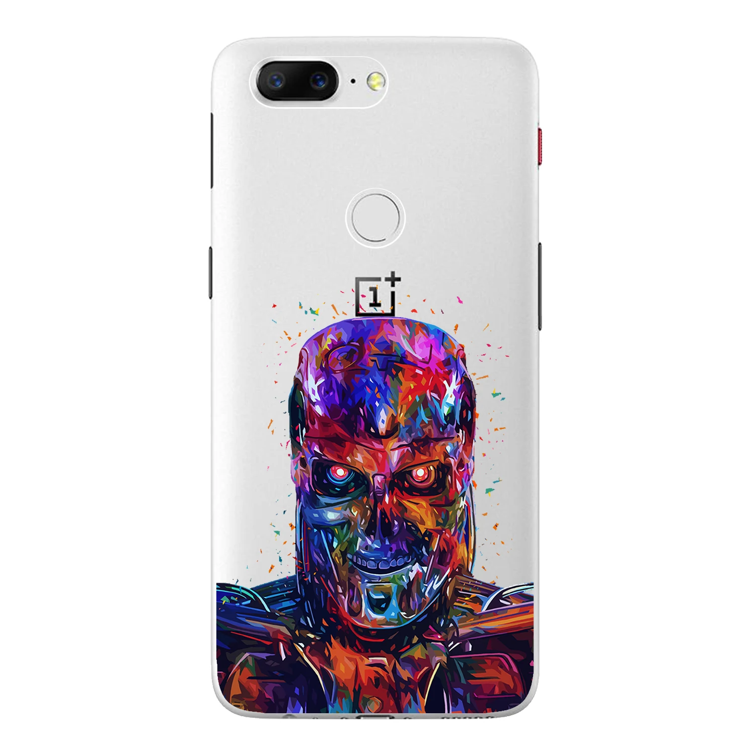 For Oneplus 5T Case Cover 6.01&quot Transparent Soft TPU Silicone Popular Cute Color Star Wars Warrior Soldier Painted Phone |