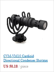 Comica CVM-V02O XLR 48V Phantom power всенаправленный петличный микрофон для Canon sony Panasonic с ветровым стеклом и ветрозащитой