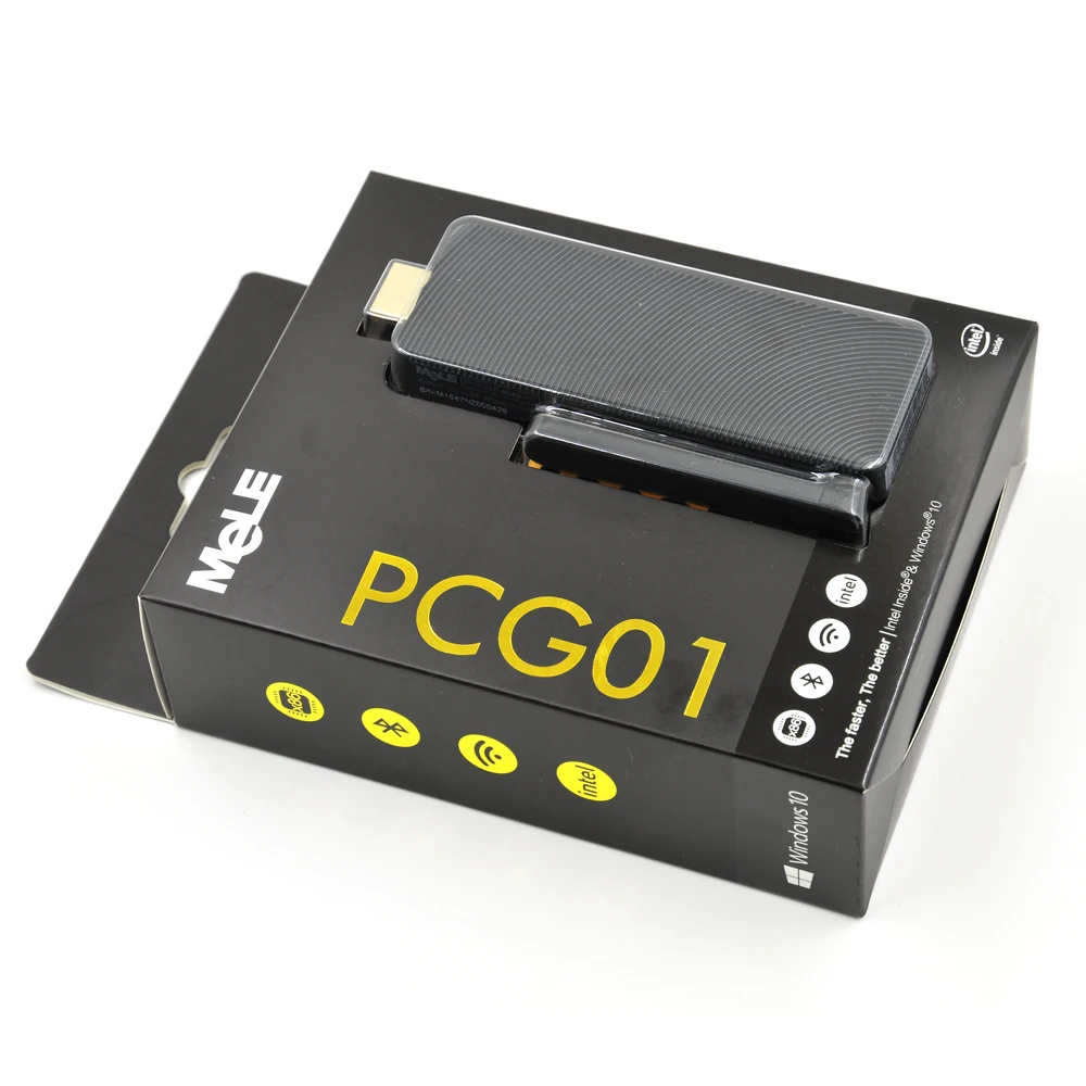 Безвентиляторный Intel Stick Mini PC Меле PCG01 Quad Core Мини-ПК с Windows 10 Главная Bay Trail Z3735F 2 ГБ DDR3