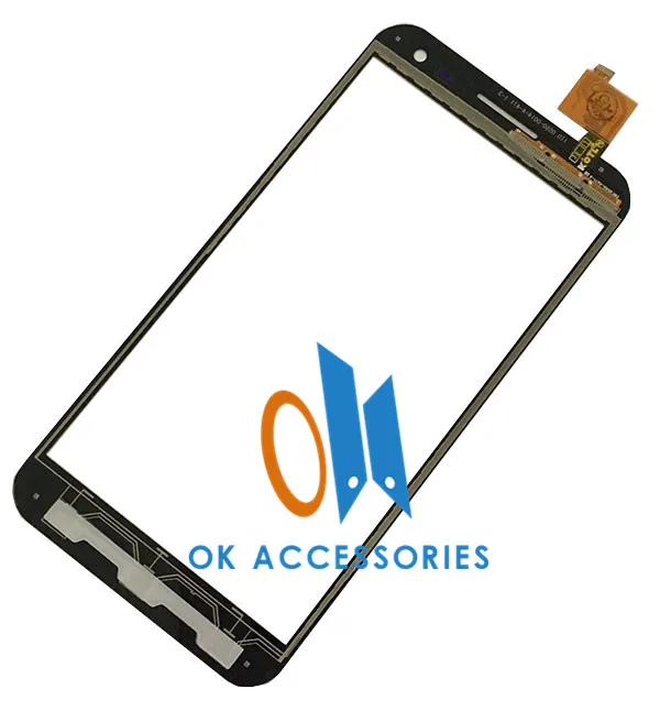 Высокое качество черный белый цвет для Zopo ZP999 ZP998 кодирующий преобразователь сенсорного экрана в сборе с лентой 1 шт./лот